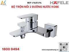 Bộ trộn Hafele nổi 2 đường nước Kobe chrome - 589.15.005